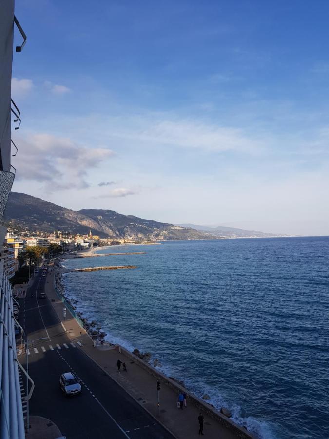 Menton Front Bord De Mer Cote D'Azur Florentina Sea View French Riviera Proche Monaco Montecarlo Superb Studio 외부 사진